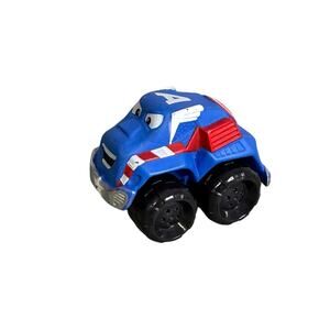 Lil' Chuck and Friends Marvel Captain America 2008 Toy Car Superhero ￼